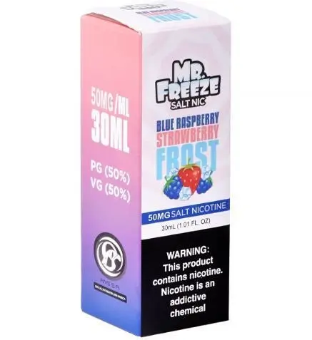 Mr. Freeze Salt - Blue Raspberry Strawberry Frost - 30 Ml