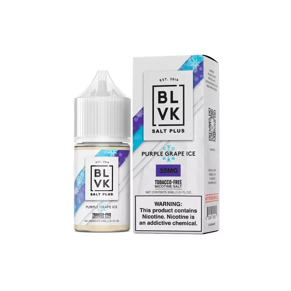 Blvk Plus Salt - Purple Grape Ice - 30 Ml