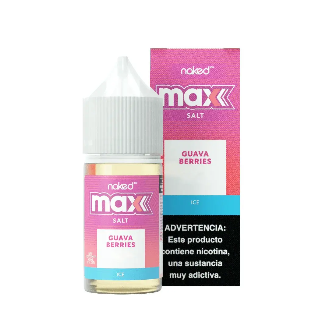 Naked 100 Max Salt - Guava Berries - 30 Ml