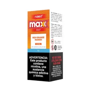 Naked 100 Max Salt - Red Orange Mango - 30 Ml