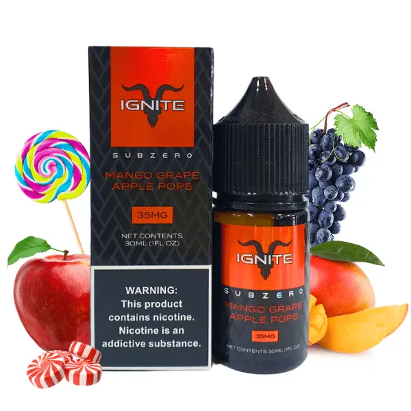 Ignite Salt - Mango Grape Apple Pops - 30 Ml