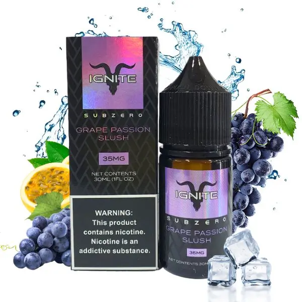 Ignite Salt - Grape Passion Slush - 30 Ml