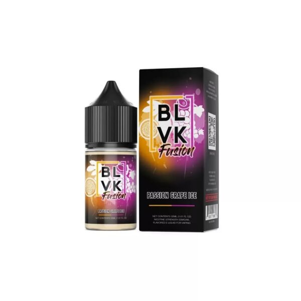 Blvk Fusion Salt - Passion Grape Ice - 30 Ml