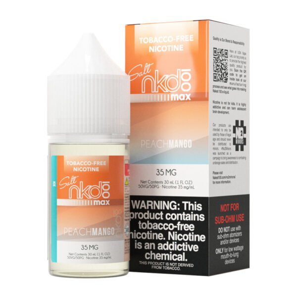 Naked 100 Max Salt- Peach Mango - 30 Ml