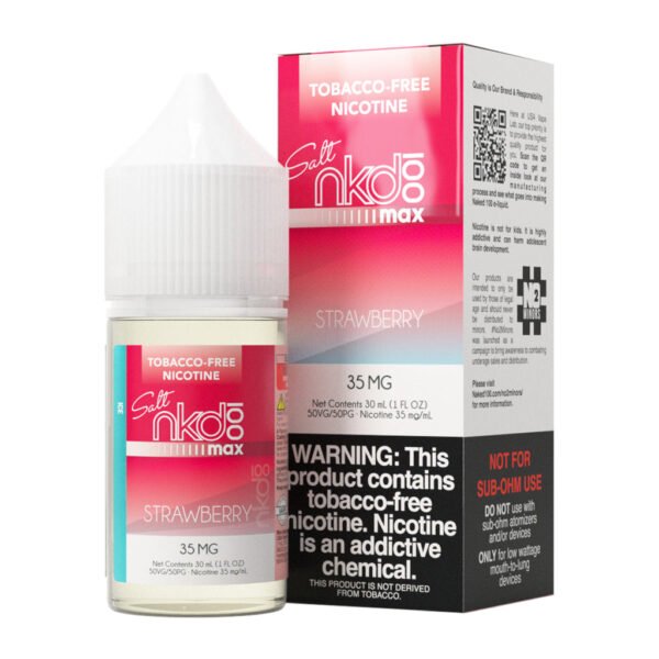 Naked 100 Max Salt- Strawberry - 30 Ml