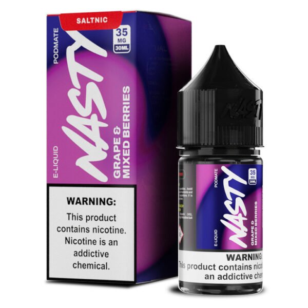 Nasty Salt - Podmate - Mixed Berry E Grape - 30 Ml