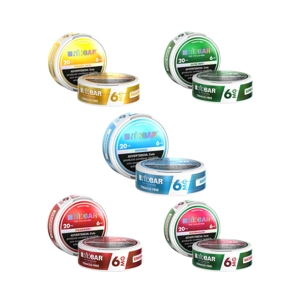 Bolsa (Pouch) De Nicotina – Nikbar – 20 unidades